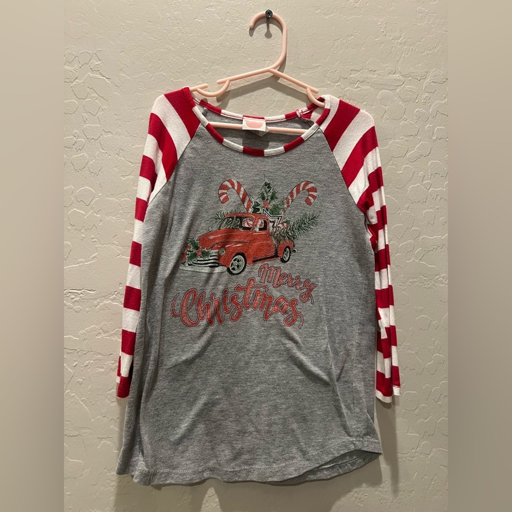 Girls Color Bear Christmas Tshirt size 6